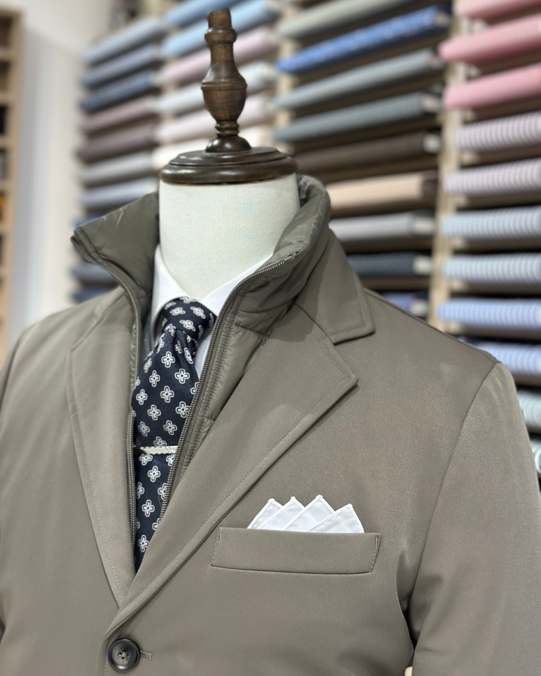 Cappotto Fango Impermeabile con Pettorina Estraibile