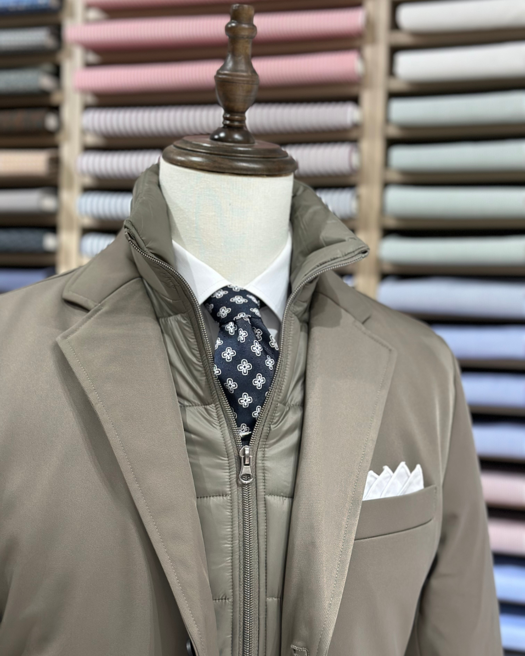 Cappotto Fango Impermeabile con Pettorina Estraibile