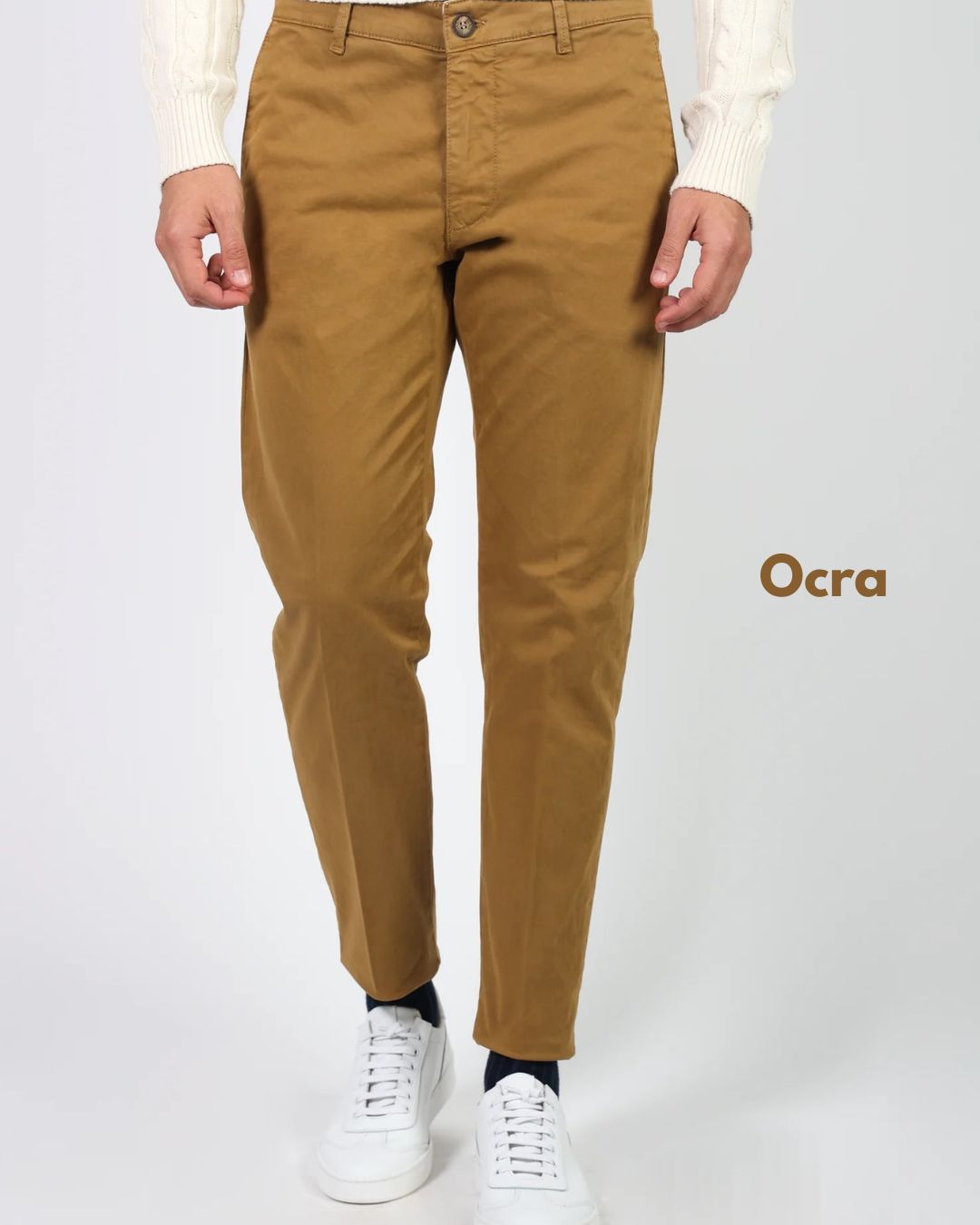 Pantalone Chino Ocra