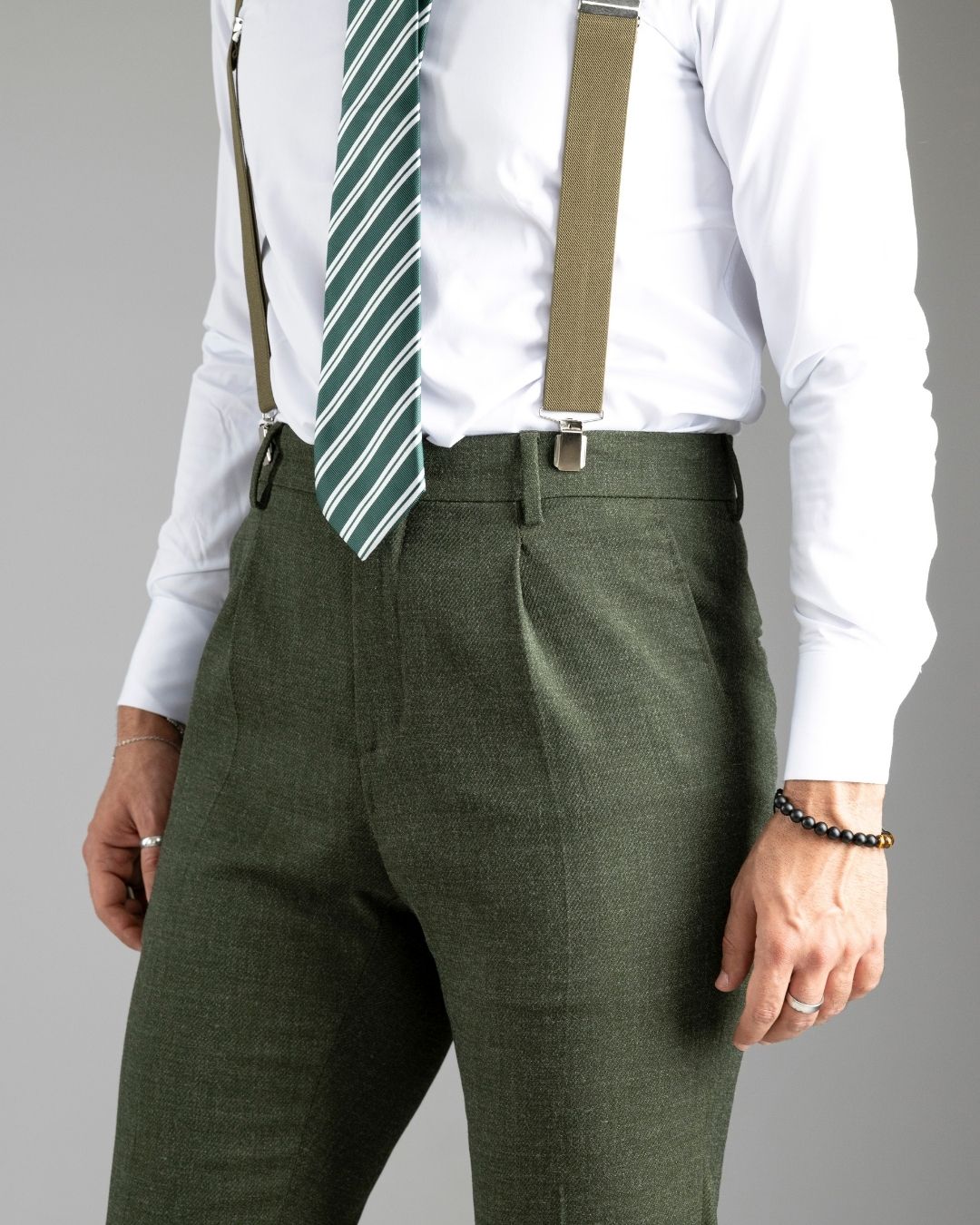 Pantalone Sartoriale Verde Gucci
