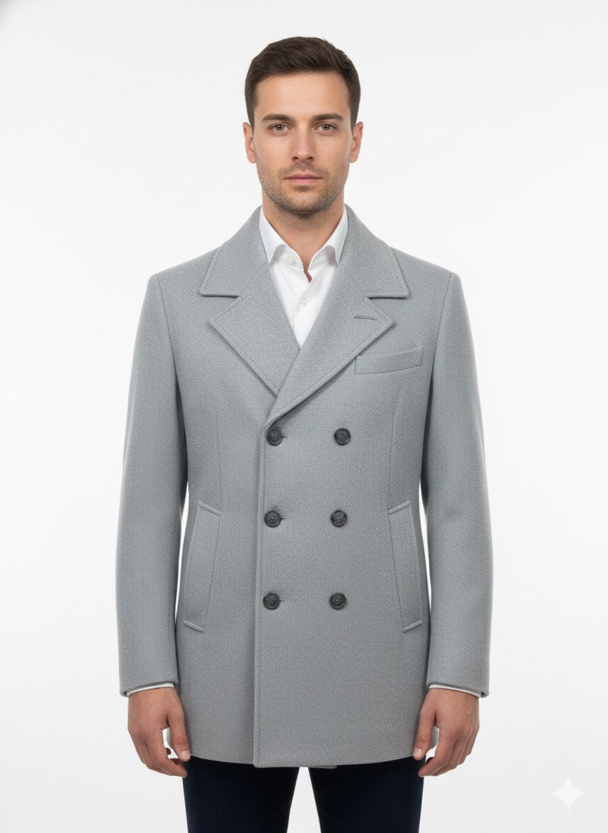 Cappotto Lana Bulldozer corto Doppiopetto