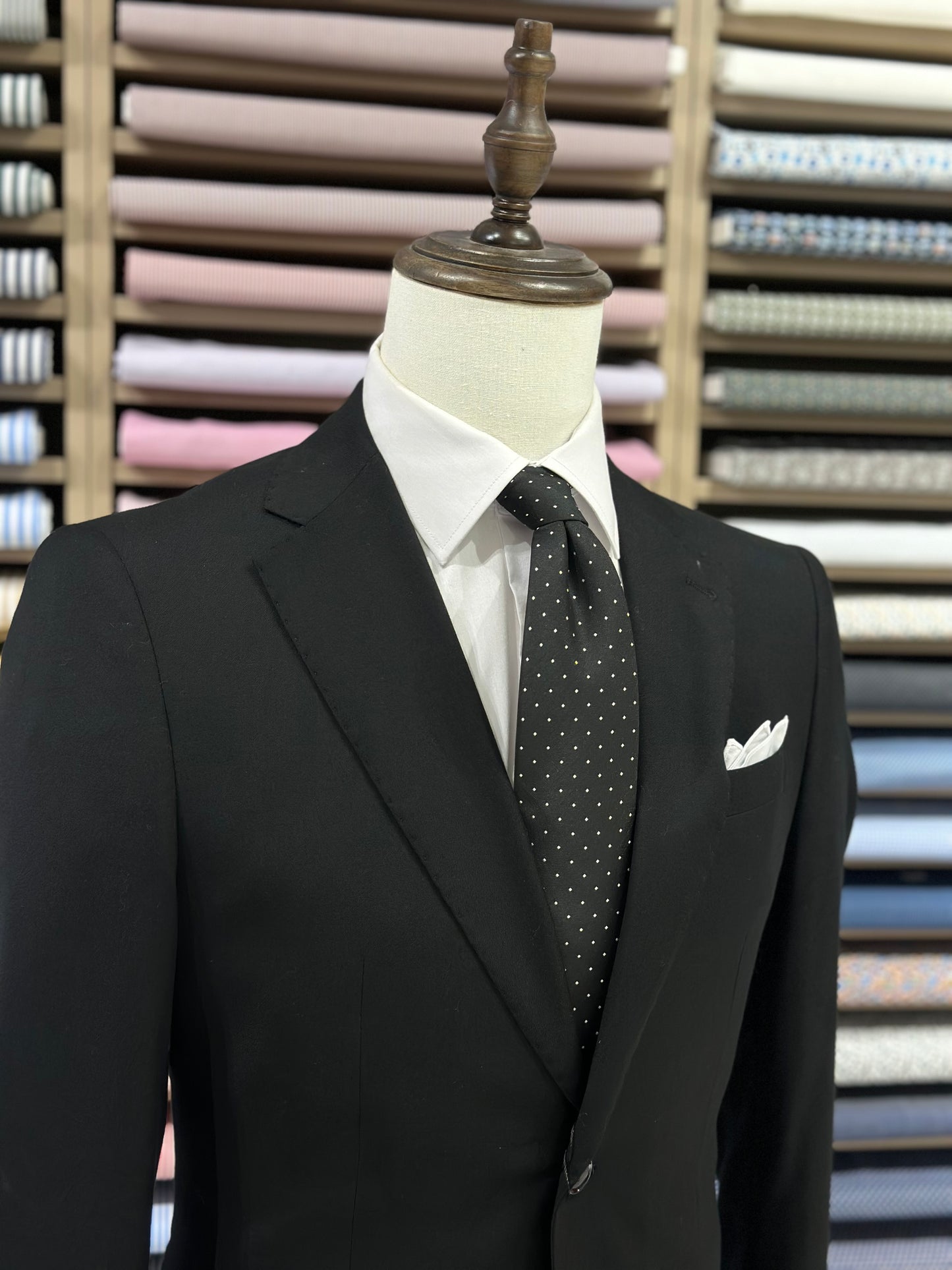 abito nero vestibilita’ comoda drop 4