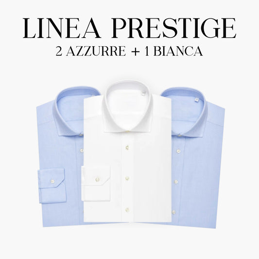 LINEA PRESTIGE - 2 Azzurre + 1 Bianca
