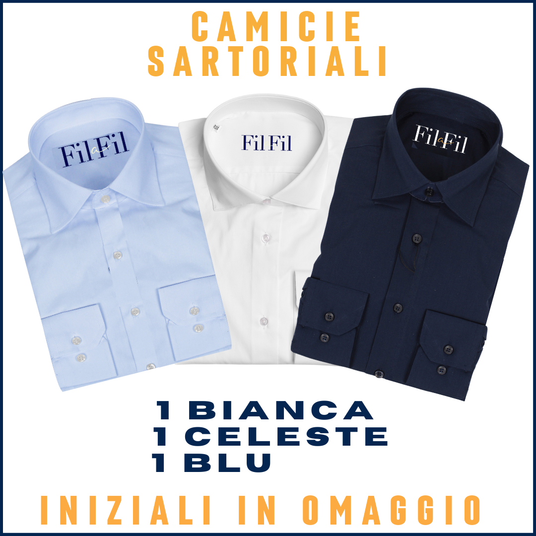 1 bianca 1 celeste 1 blu con iniziali incluse