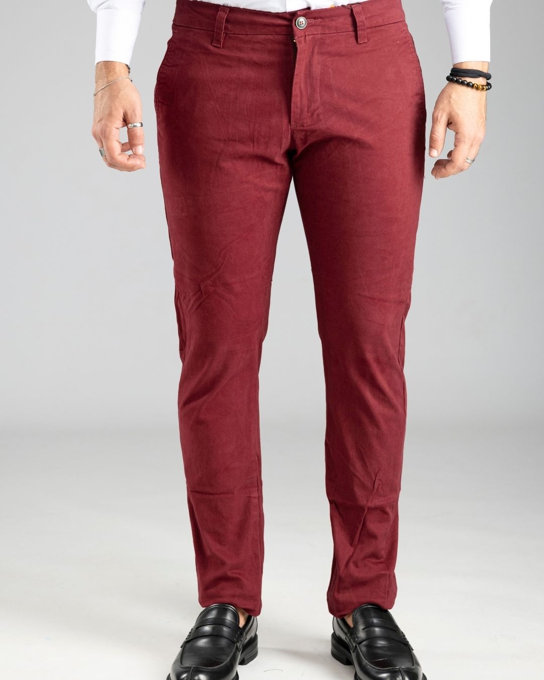 Pantalone Chino Bordeaux