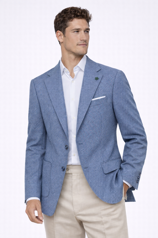 Giacca Denim Microfantasia