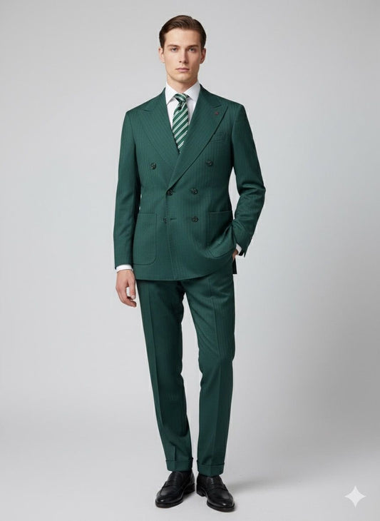 Doppiopetto verde solaro