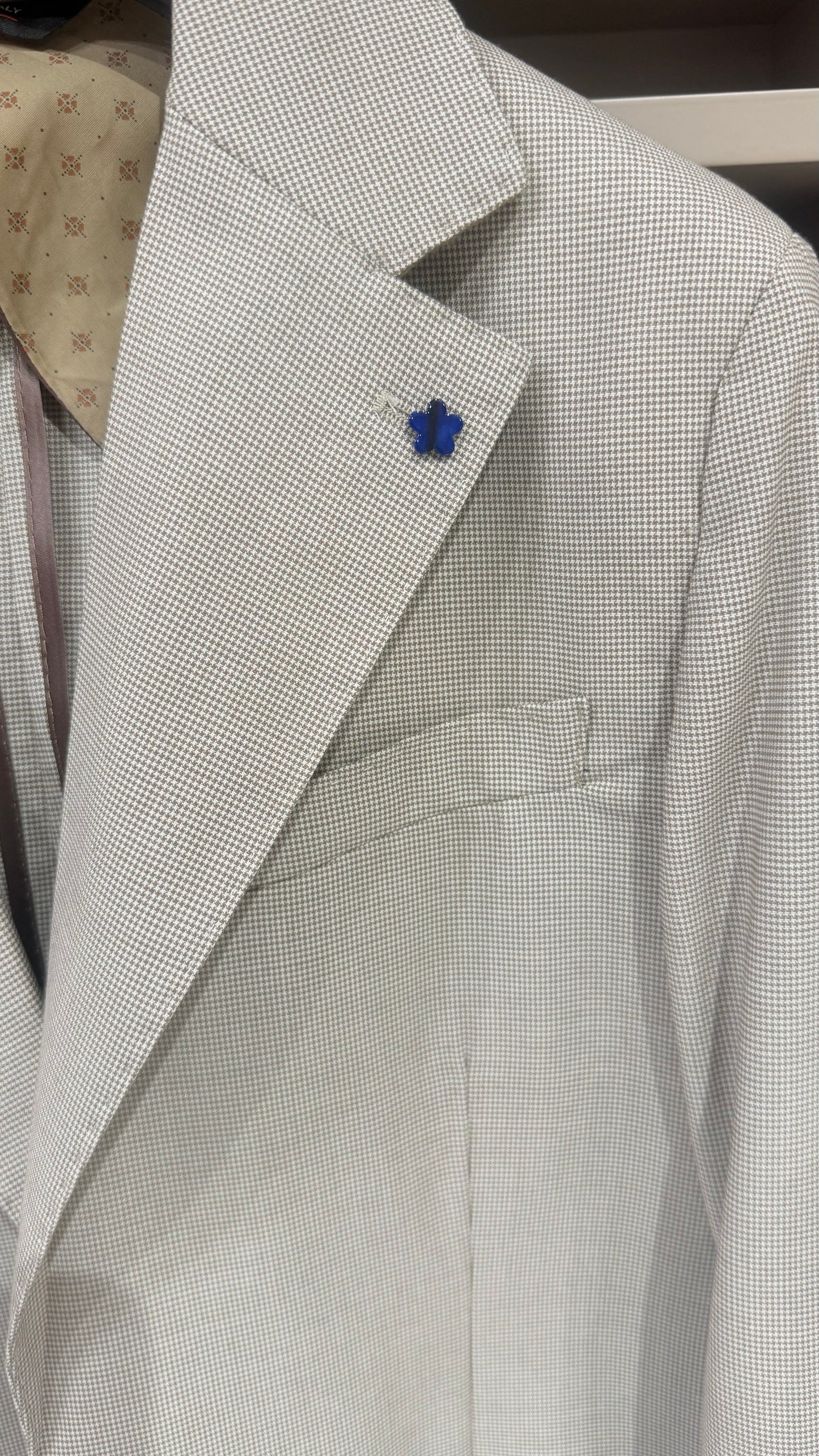 Giacca Sabbia Microfantasia