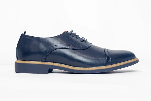 Oxford stringata Milano  blu *