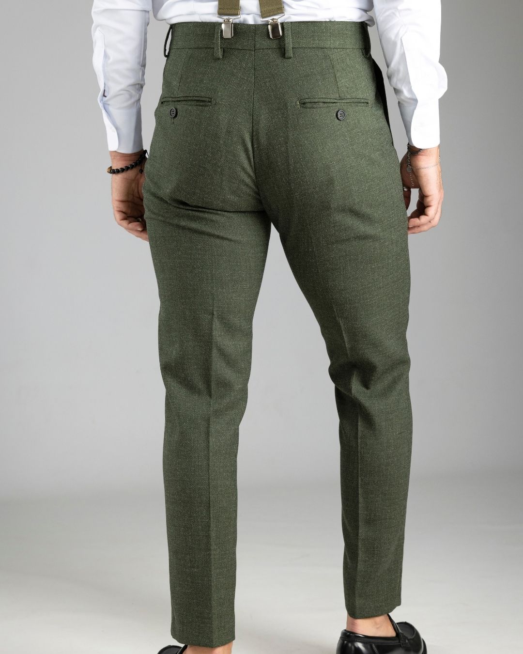 Pantalone Sartoriale Verde Gucci