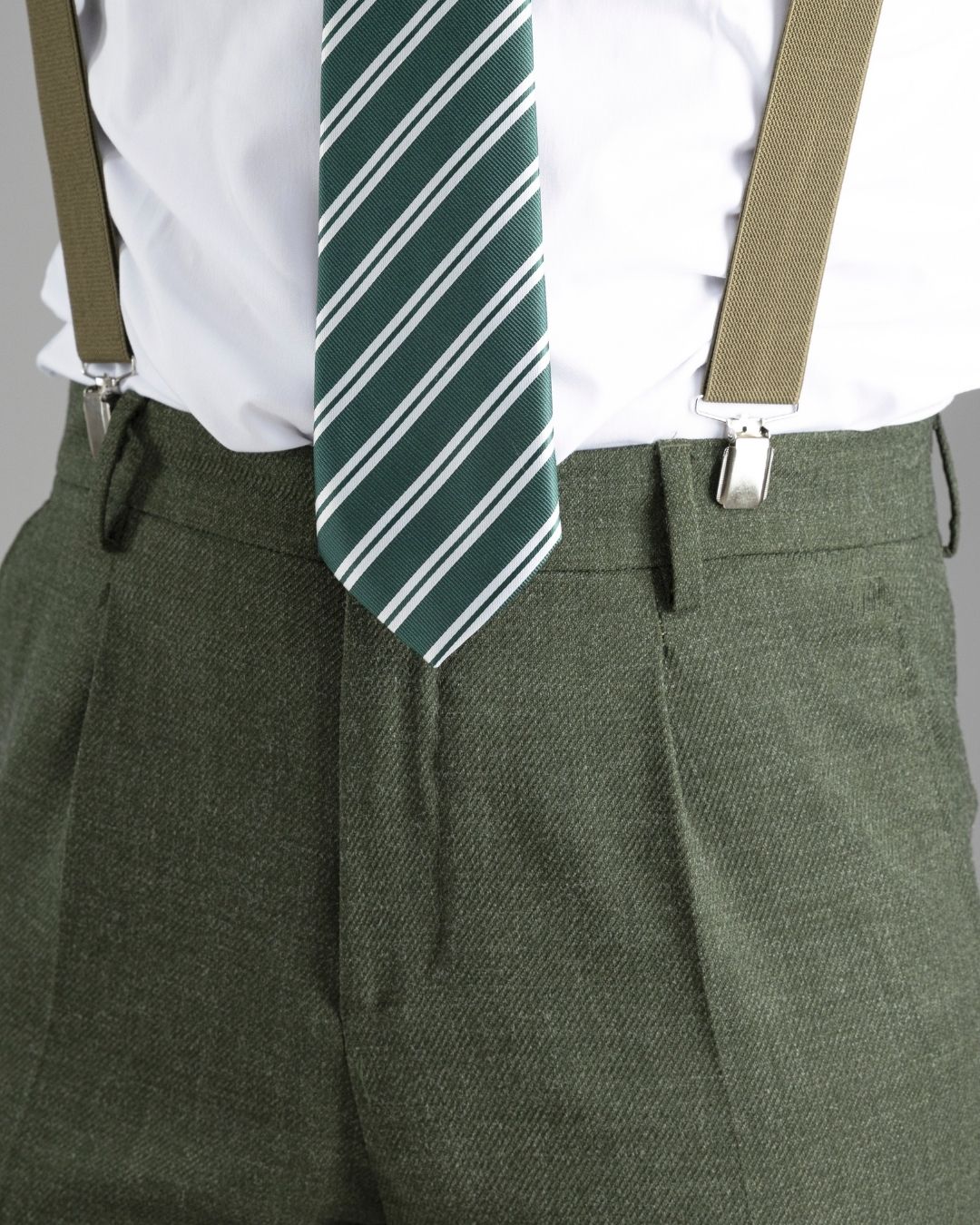 Pantalone Sartoriale Verde Gucci