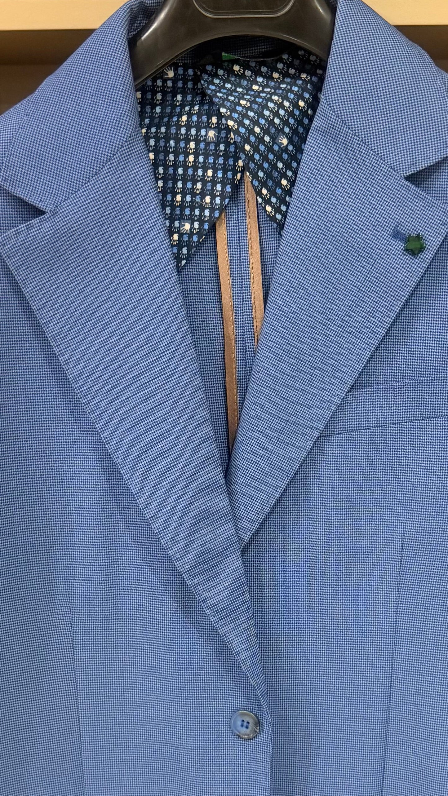 Giacca Denim Microfantasia