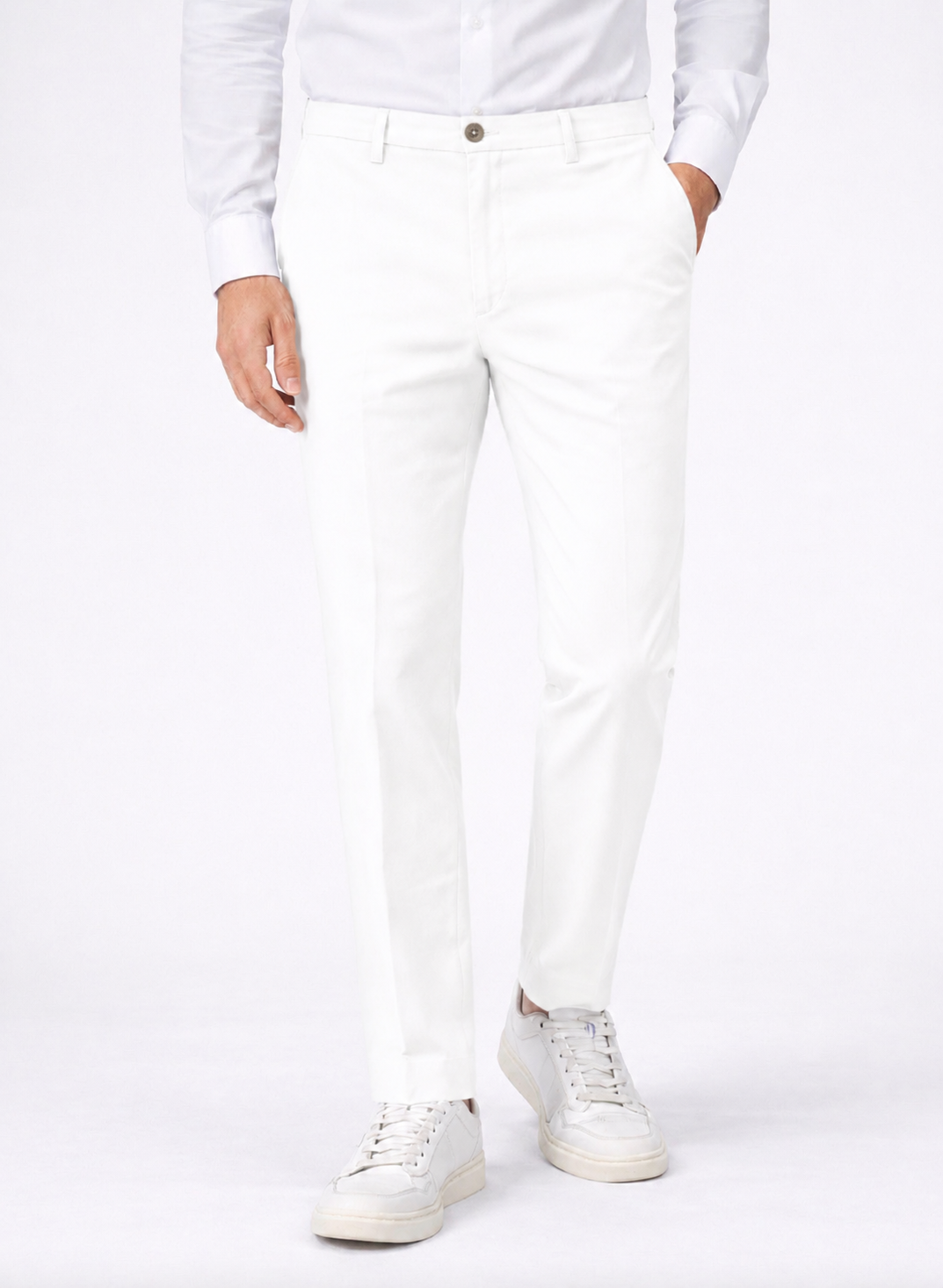 Pantalone Chino Bianco