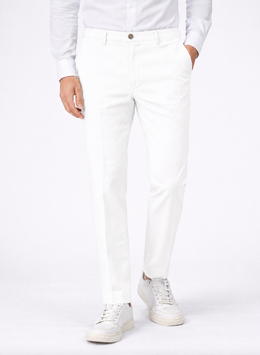 Pantalone Chino Bianco