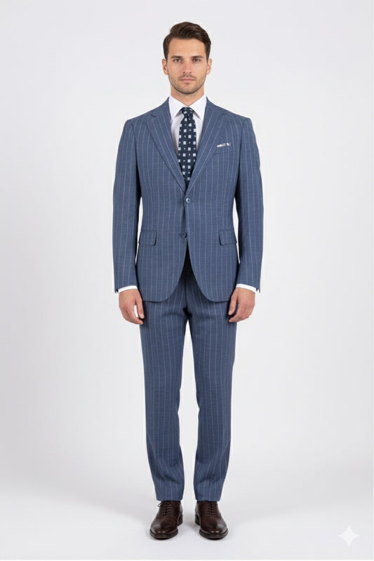 Abito Gessato Denim Novara