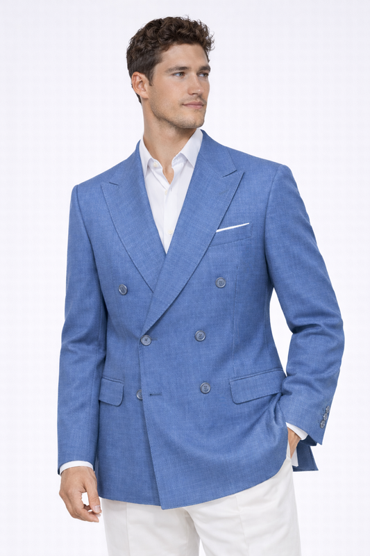 Giacca Doppiopetto Denim