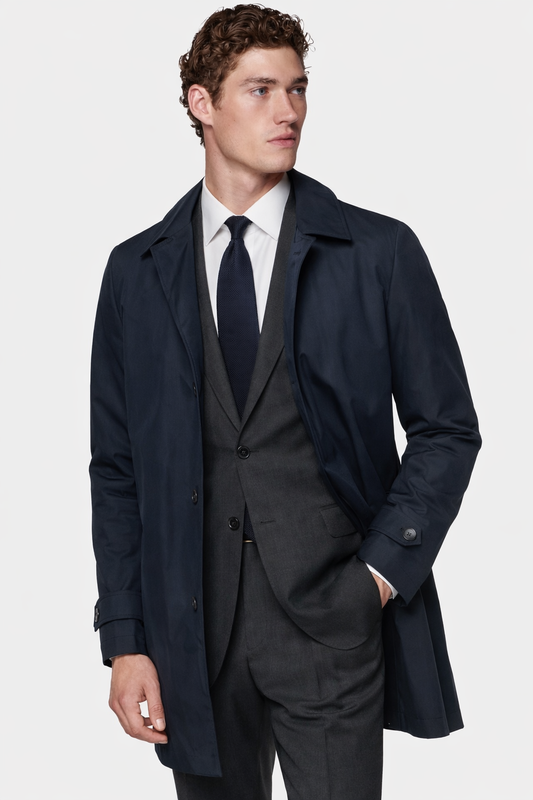 Trench Antipioggia BLU