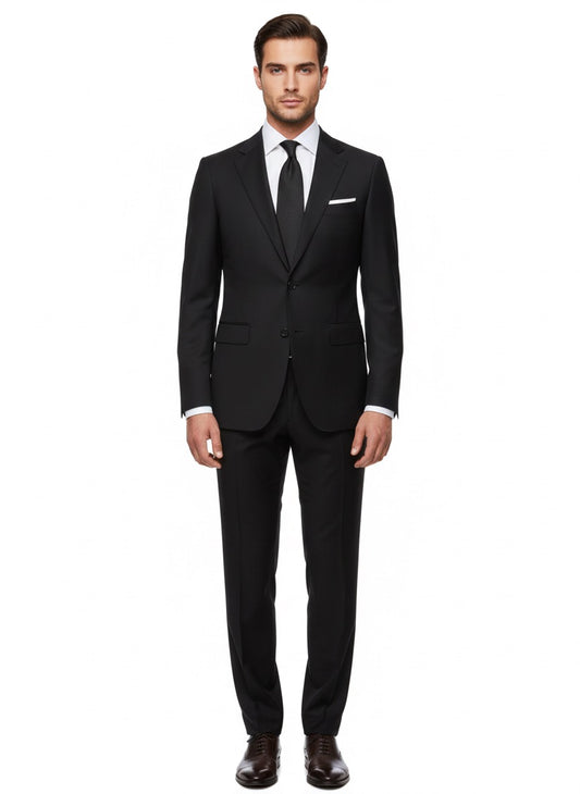 abito nero vestibilita’ comoda drop 4