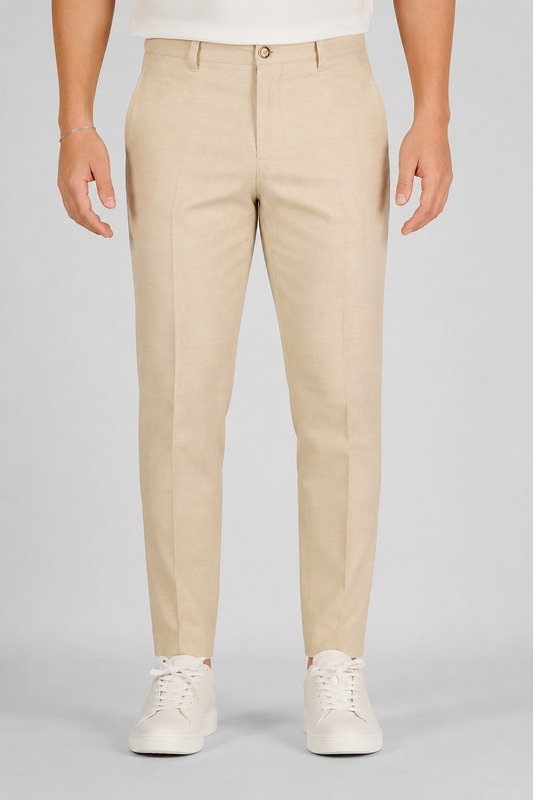 Pantalone ACTIVE NO STIRO Beige