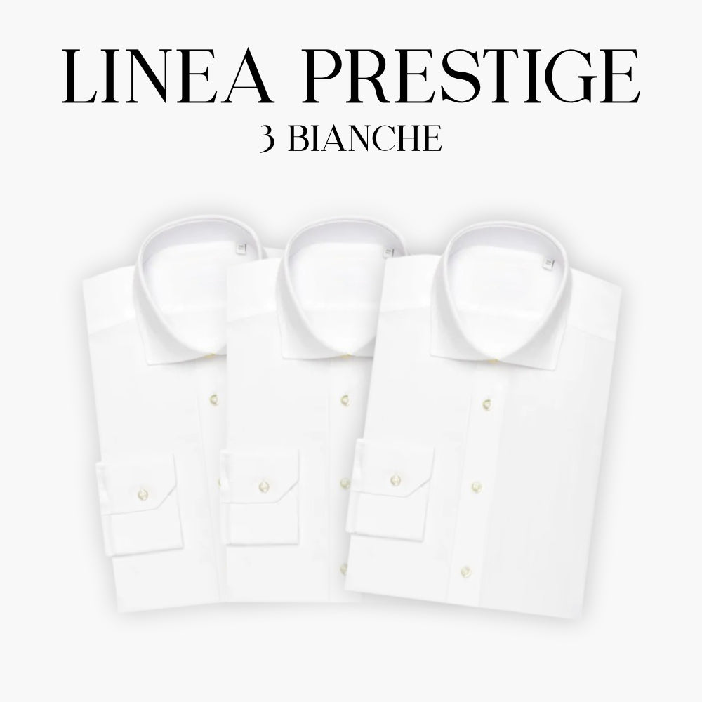 LINEA PRESTIGE - 3 Camicie Bianche