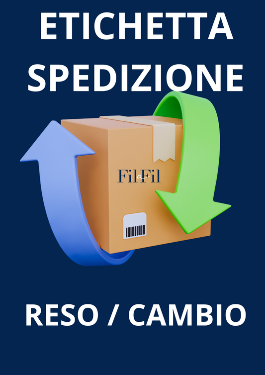 ETICHETTA DI RESO O CAMBIO