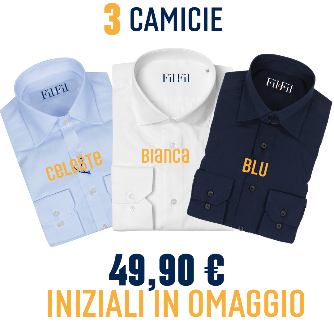 Iniziali ricamate 2025 su camicia